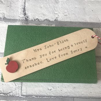 Personalised Thank You Teacher Book Mark, 3 of 3
