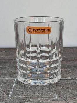 Set Of Four Crystal Whiskey Glasses, 5 of 7