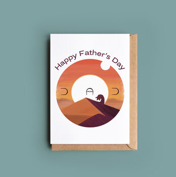 Dune Dad, Daddy Or Grandad Father's Day Card, 2 of 4