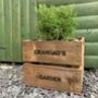 Personalised Square Wooden Planter Crates, thumbnail 1 of 3