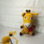 Knitted Giraffe With The Rattle Inside, thumbnail 4 of 5