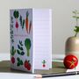 Notebook, A6, Lined, Vegetable Illustrations, thumbnail 2 of 4