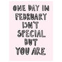 Valentine You Are Special Card, thumbnail 2 of 3