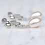 Pearl Deco Inspired Clip On Earrings, thumbnail 2 of 4