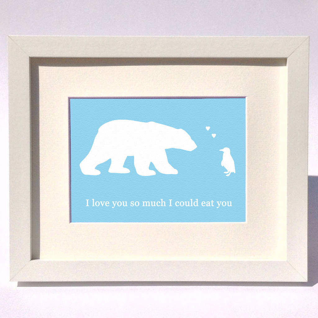 personalised polar bear