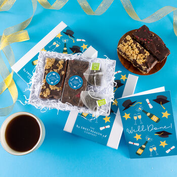 'Graduation' Vegan Bars Afternoon Tea For Two Gift, 2 of 3