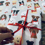 Snowy Christmas Dog Wrapping Paper, thumbnail 2 of 4