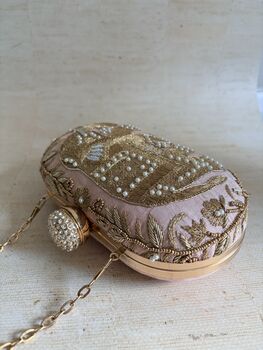 Elephant Oval Pink Clutch, 5 of 12