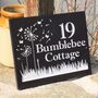Personalised Slate Name And Number, thumbnail 1 of 12