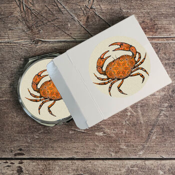 Crab Compact Mirror Gift Set, 5 of 10