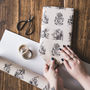 Alice In Wonderland Illustrations Wrapping Paper, thumbnail 1 of 5