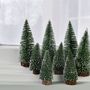 Set Of Two Snowy Bottle Brush Christmas Trees, thumbnail 7 of 7