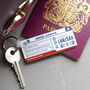 Personalised Boarding Pass Keyring, thumbnail 7 of 7