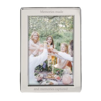 Personalised Silver Plated Portrait Photo Frame, 8 of 8