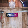 Personalised Stable Door Name Plaque For Horse Or Pony, thumbnail 1 of 2