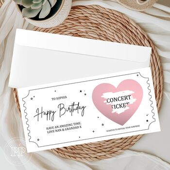 Birthday Scratch Card, Personalised Birthday Scratch To Reveal, 5 of 12