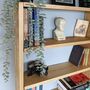 Handmade Solid Wooden Wall Mounted Bookcase, thumbnail 4 of 6