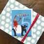 Mini Tapir And Lemur 5th Birthday Card, thumbnail 1 of 4