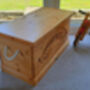 Solid Pine British Made Personalised Toy Box, thumbnail 6 of 12