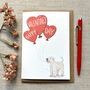 Wheaten Terrier Happy Valentine's Card, thumbnail 1 of 2