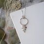 Silver Droplets Necklace, thumbnail 4 of 5