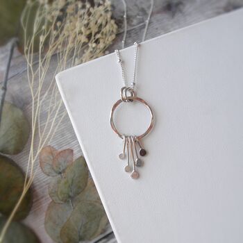 Silver Droplets Necklace, 4 of 5