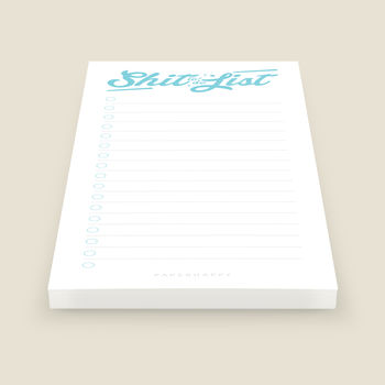 'The Shit To Do List' Notepad, 5 of 5
