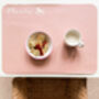 Personalised Toddler Table Mat In Vegan Leather, thumbnail 2 of 9
