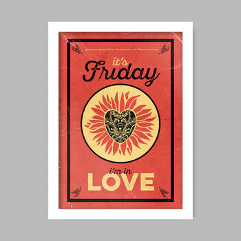 Friday I'm In Love Music Print, 2 of 4