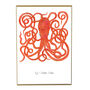 Octopoda Octopus Art Print, thumbnail 3 of 9