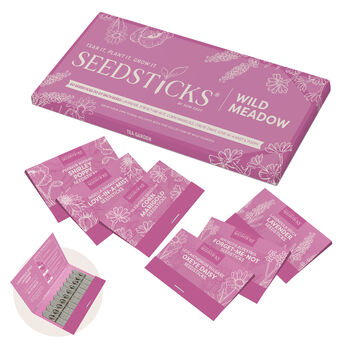 Personalised Wild Meadow Seedsticks® Gift Pack, 5 of 5