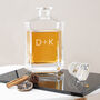 Personalised Luxury Initials Glass Decanter, thumbnail 1 of 4