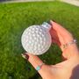 Christmas Golf Ball Glass Bauble, thumbnail 2 of 3