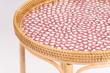 Boho Karoo Rattan Side Table, 9 of 10