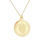 Ridley Turtle Gold Plated Coin Pendant, thumbnail 3 of 5