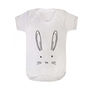 New Baby Bunny Face Romper, thumbnail 3 of 7