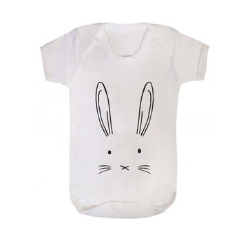 New Baby Bunny Face Romper, 3 of 7