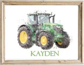 Personalised John Deere Print, 2 of 4