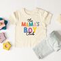 Mama's Boy Organic Kids T Shirt, thumbnail 2 of 3