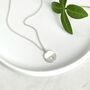 Modernist Small Circle Pendant Necklace, thumbnail 2 of 3