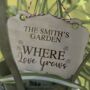 Personalised Where Love Grows Metal Crown Planter, thumbnail 2 of 5