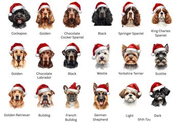 Personalised Pet Dog Christmas Tree Bauble Spaniel, 6 of 7