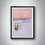 White Sands National Park USA Travel Poster Art Print, thumbnail 1 of 8