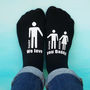Personalised My Daddy And Me Men's Socks, thumbnail 2 of 5