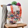 Colourful Sheep Bag In Cotton Canvas, thumbnail 3 of 4