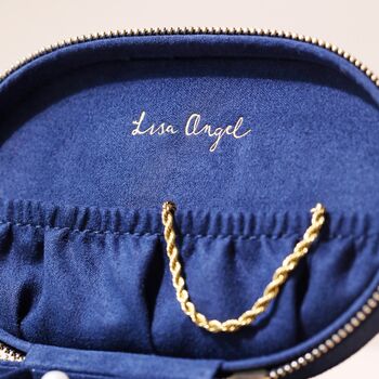 Personalised Celestial Embroidered Oval Jewellery Case, 6 of 6
