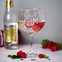 Personalised Gin And Tonic Balloon Glass, thumbnail 6 of 6