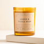 Amber And Tonka Bean Jar Candle, thumbnail 1 of 3