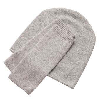 Cashmere Beanie And Wrist Warmer Gift Set, 6 of 12