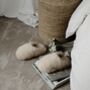 Pure Merino Wool Cocoon Slippers Mules, thumbnail 7 of 8